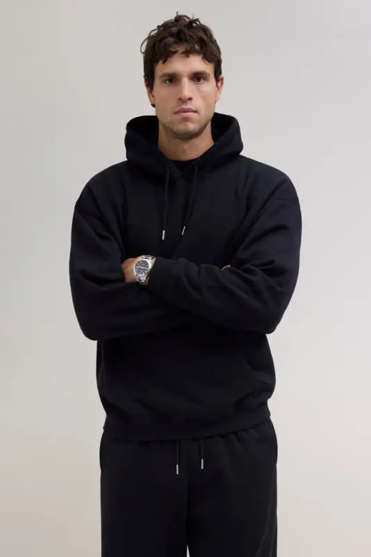 2000s Hooded Sweatshirt – Black online