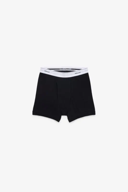 Ribbed Boxer Brief – Black/White online