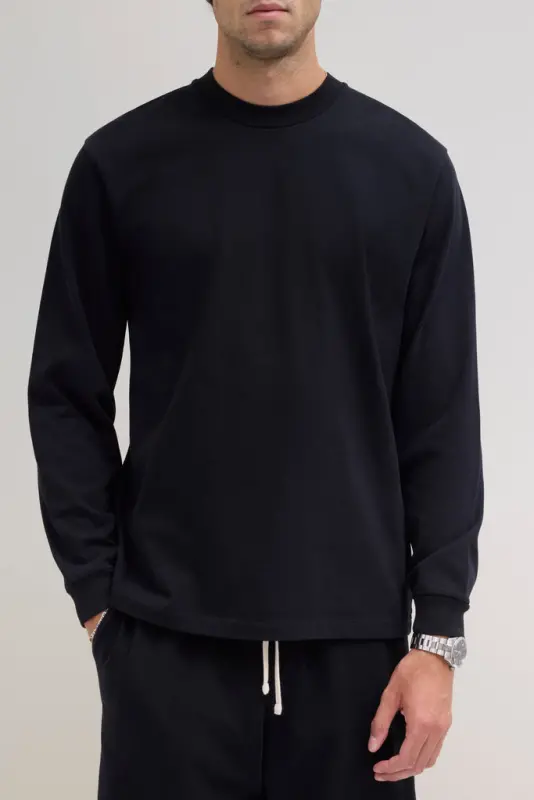 Heavyweight Jersey Longsleeve – Black online