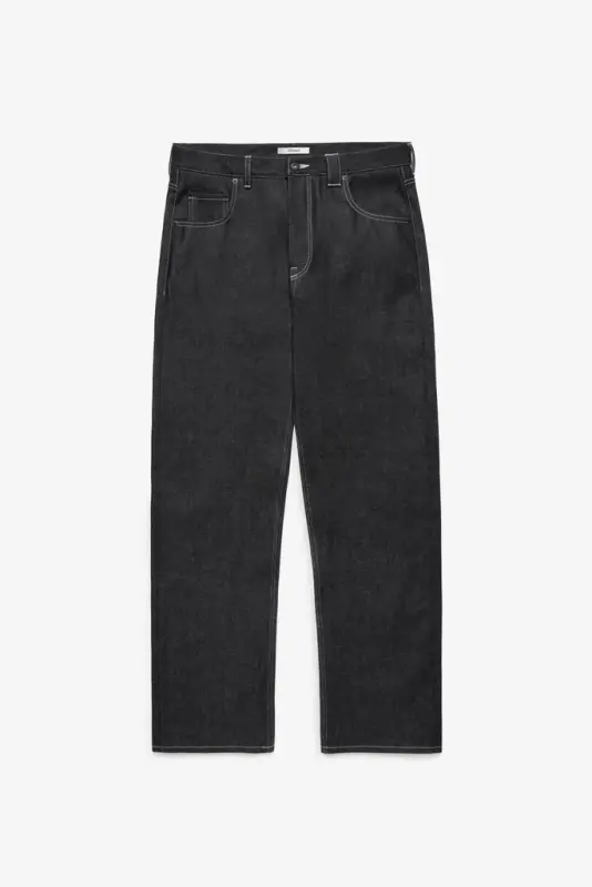 Relaxed Jeans Selvedge Denim – Black/White online