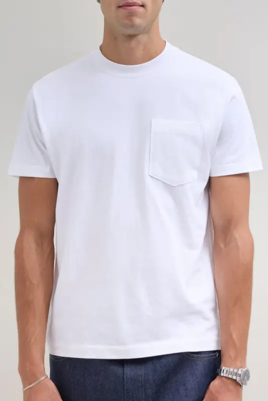 90s Pocket T-Shirt – White online
