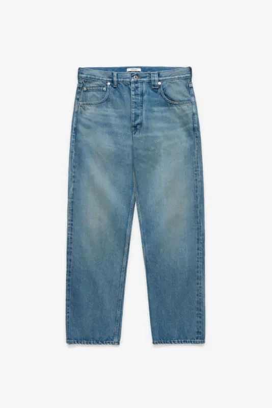Relaxed Selvedge Denim Jeans – Blue Stonewashed online