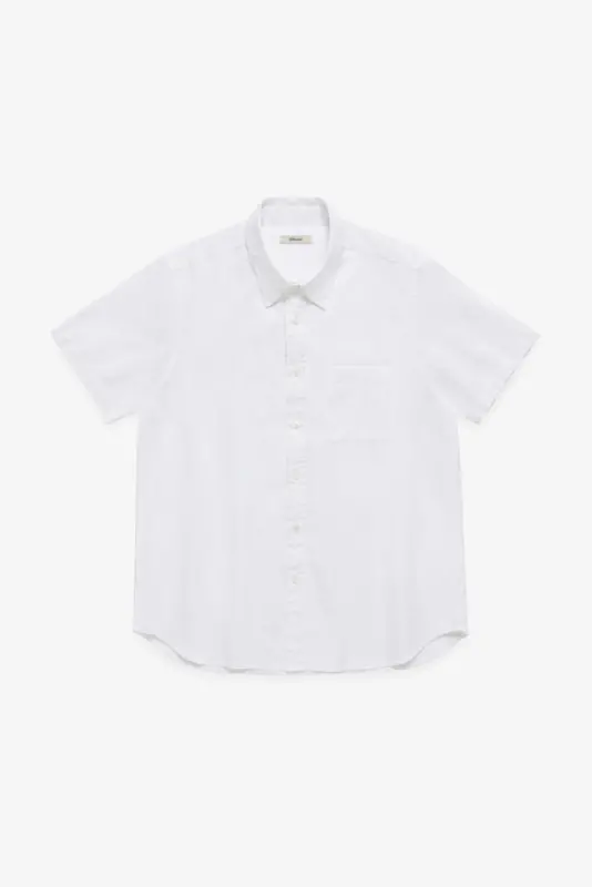 Poplin Shortsleeve Shirt – White online