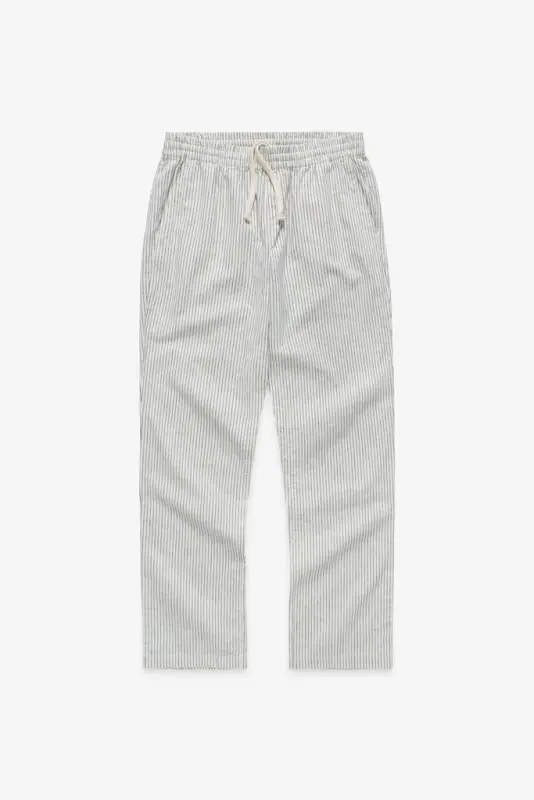 Striped Flannel Weekend Pant – Off-White/Charcoal online