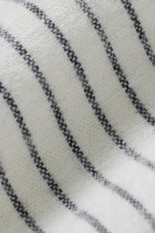 Striped Flannel Weekend Pant – Off-White/Charcoal online