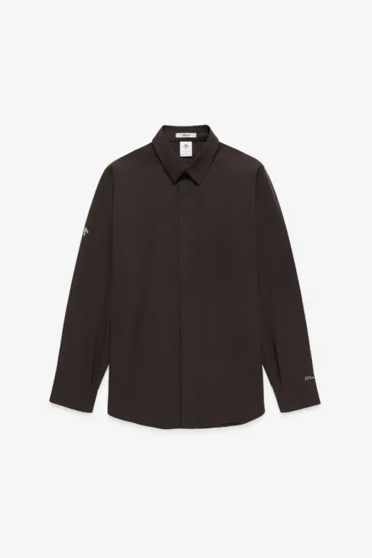 JJJJound Descente Button Up Shirt – Brown online