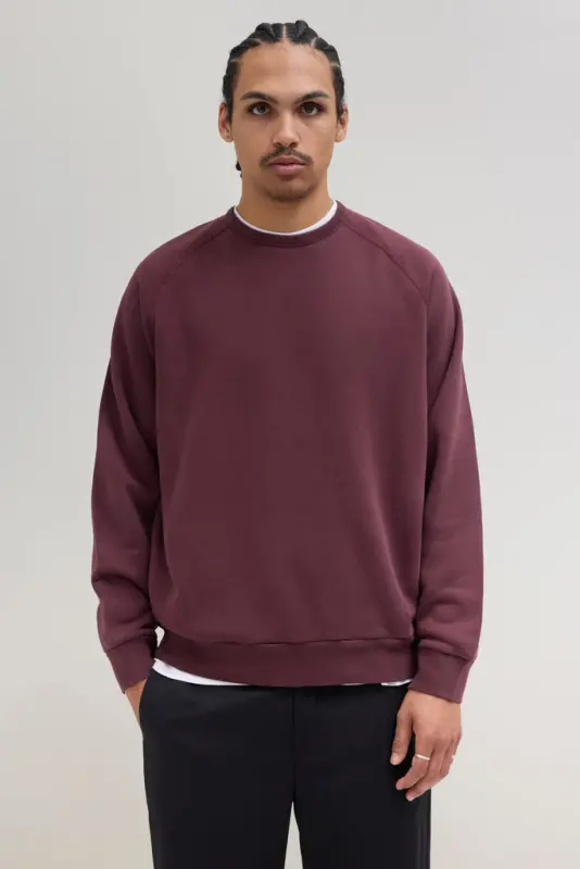 70s Crewneck Sweatshirt – Burgundy online