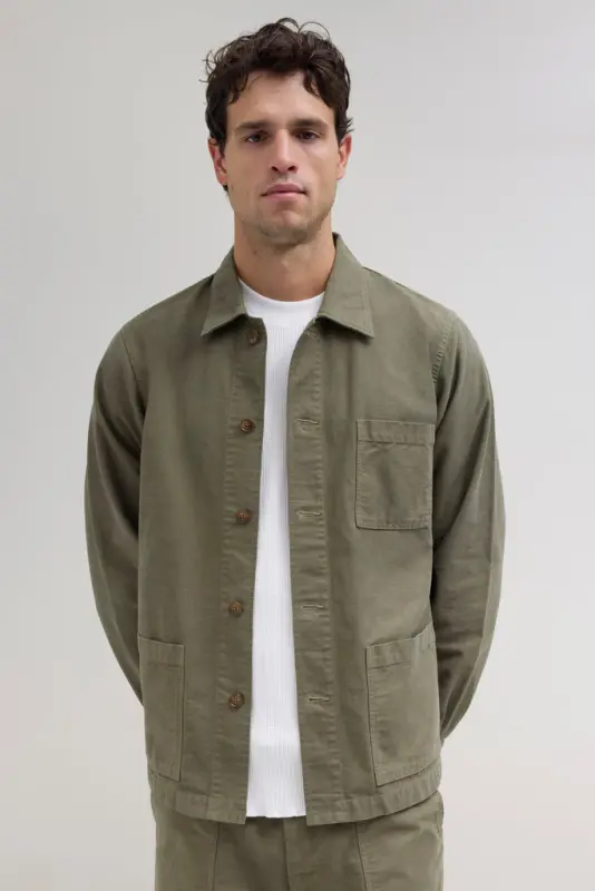 French Chore Jacket – Olive online