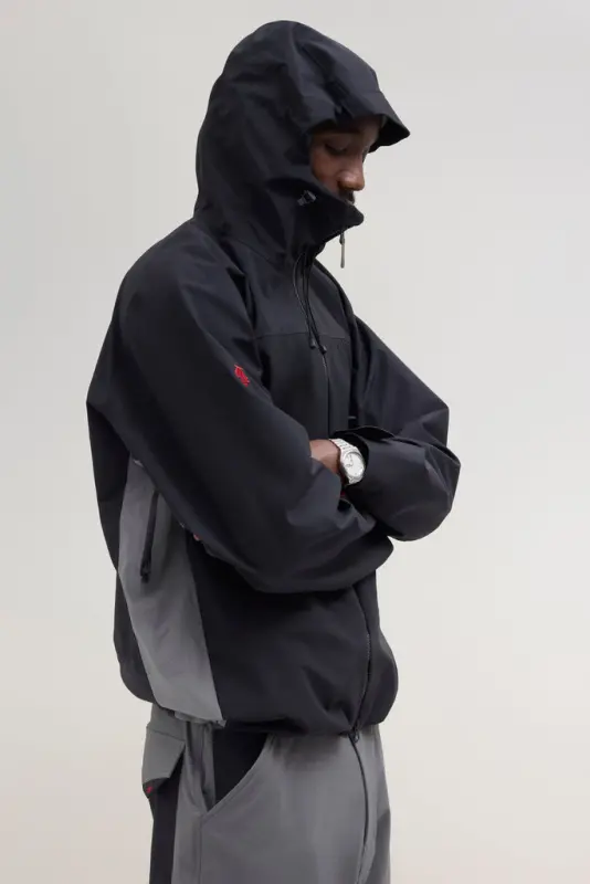 JJJJound Descente Hardshell Parka – Black/Charcoal online