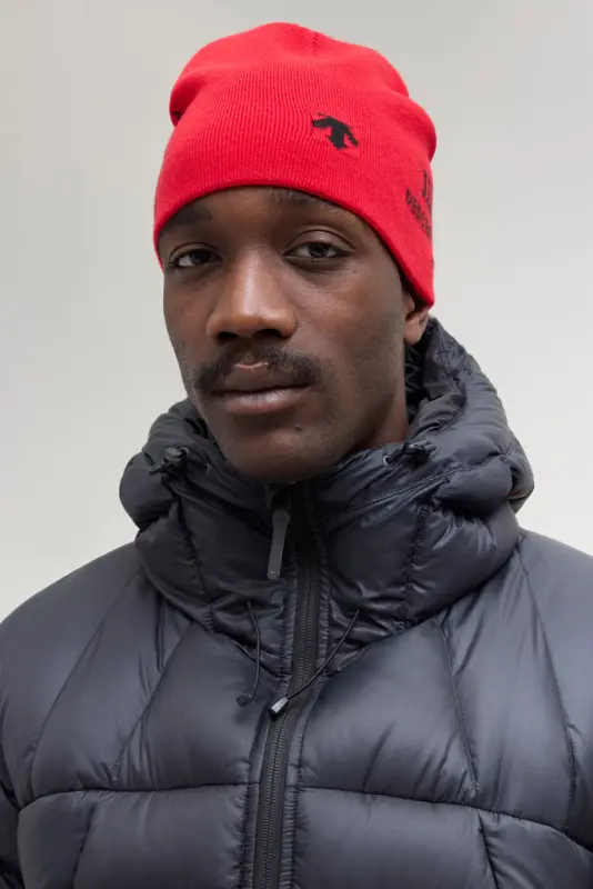 JJJJound Descente Knit Skully – Red/Black online