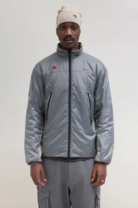 JJJJound Descente Reversible Jacket – Charcoal/Taupe online