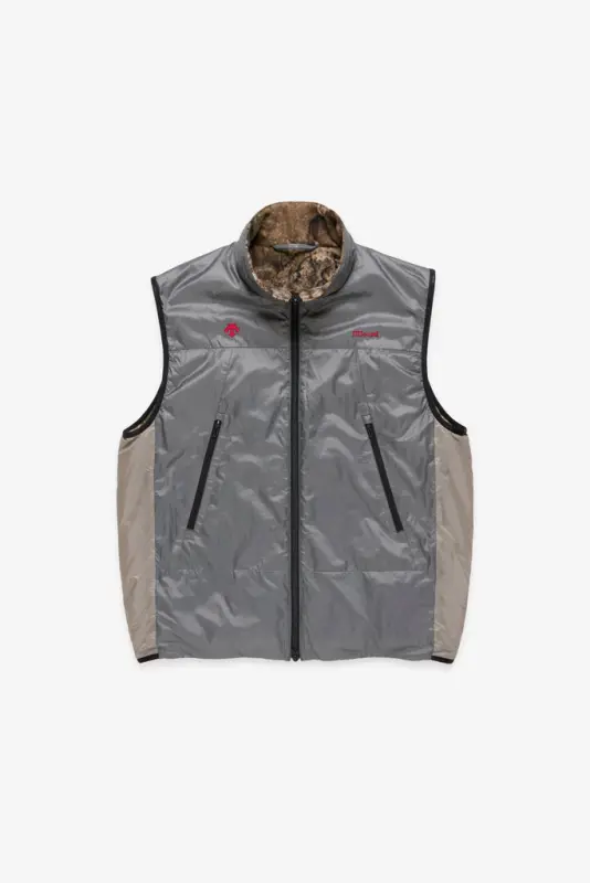 JJJJound Descente Reversible Vest – Charcoal/Taupe online