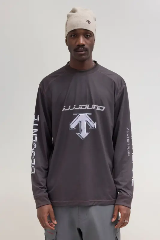 JJJJound Descente Warm-Up Longsleeve – Brown online