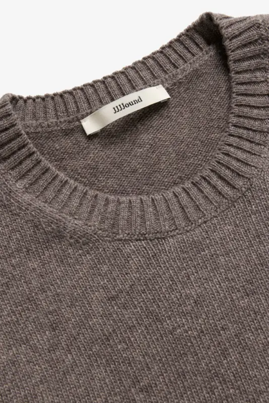 Knit Wool Crewneck – Taupe online