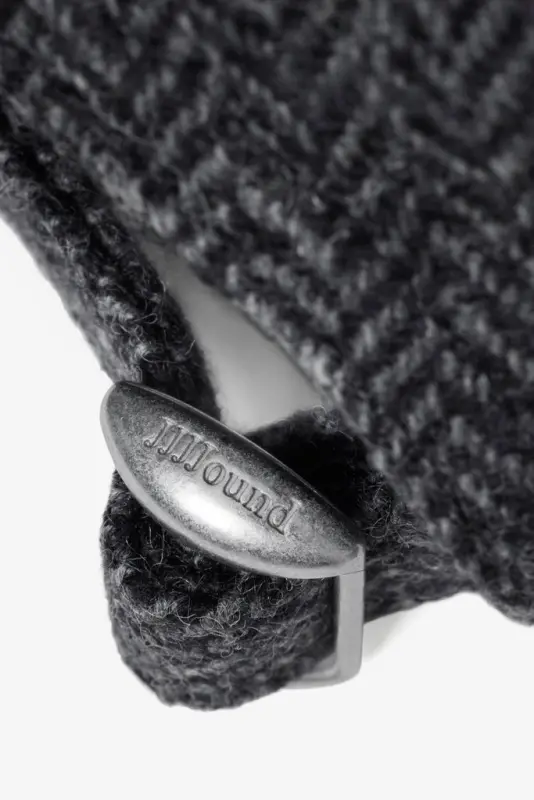 Logo Weekend Wool Cap – Charcoal Herringbone online
