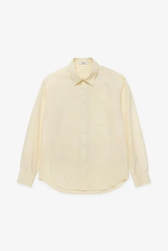 Poplin Big Shirt – Yellow online