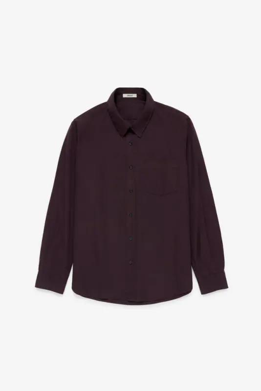 Poplin Shirt – Burgundy online