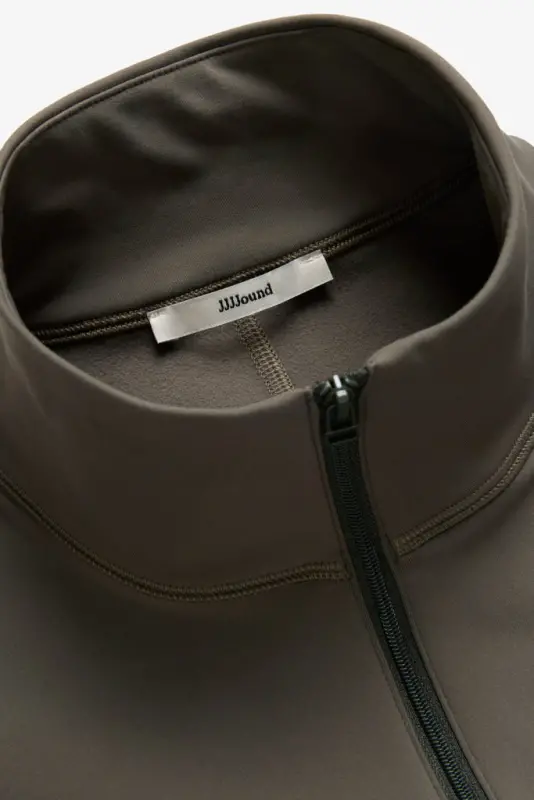 Quarter Zip Base Layer – Olive/Grey online