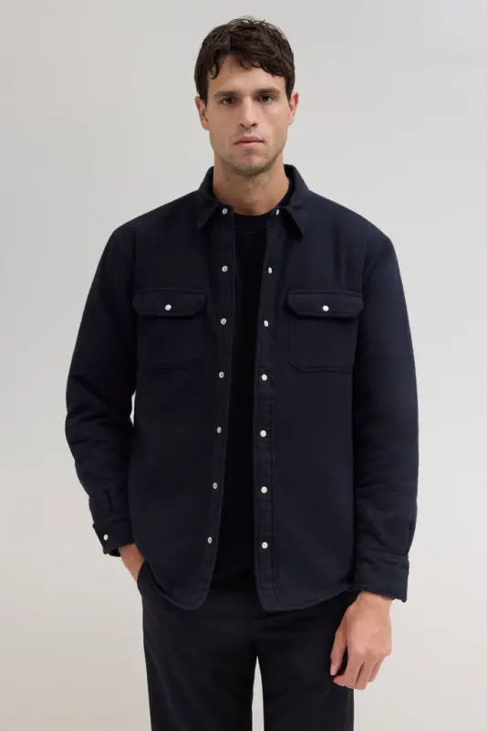 Thermal Flannel Shirt – Black online