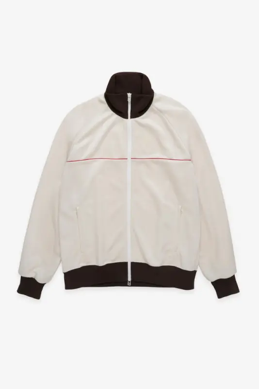 Tracksuit Top – Off-White/Brown Stripe online